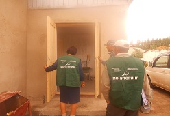 Чаек айыл өкмөтүнүн биргелешкен мониторинг жана баалоо тобу Чаек айыл аймагындагы оңдоо  иштерине байкоо жүргүзүштү