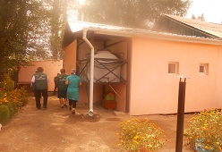 Чаек айыл өкмөтүнүн биргелешкен мониторинг жана баалоо тобу Чаек айыл аймагындагы оңдоо  иштерине байкоо жүргүзүштү
