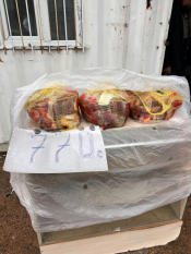Чаек айыл аймагында негизги азык- түлүк жарманкелери уюштурулуп социалдык арзан эт дүкөнү ачылды